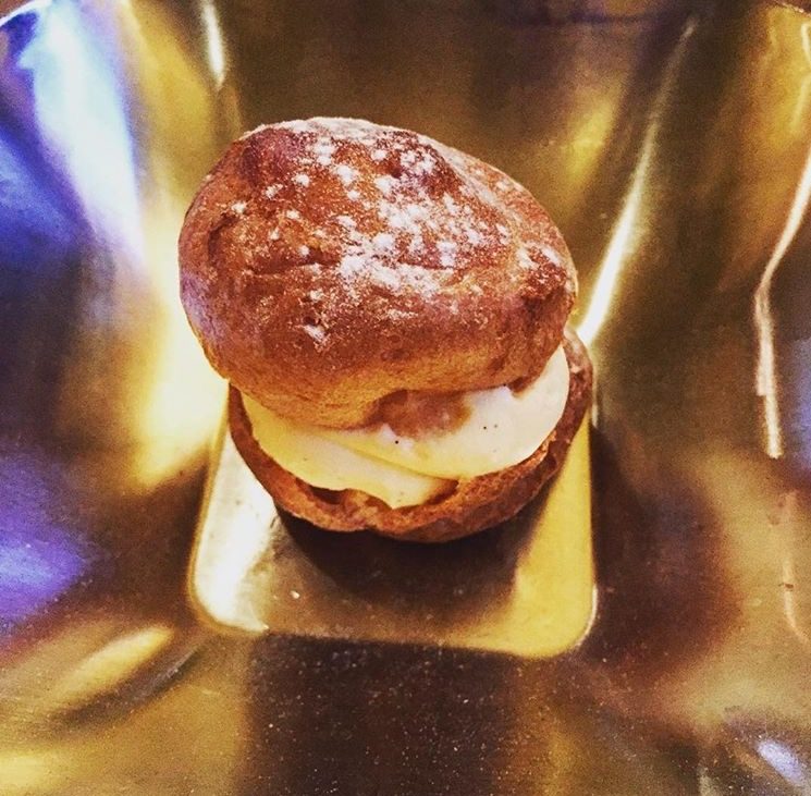 Un chou à la crème, dessert du moment